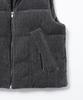 Adhoc Men'S Corduroy Padded Vest (Dk-Grey) (Hbave20)