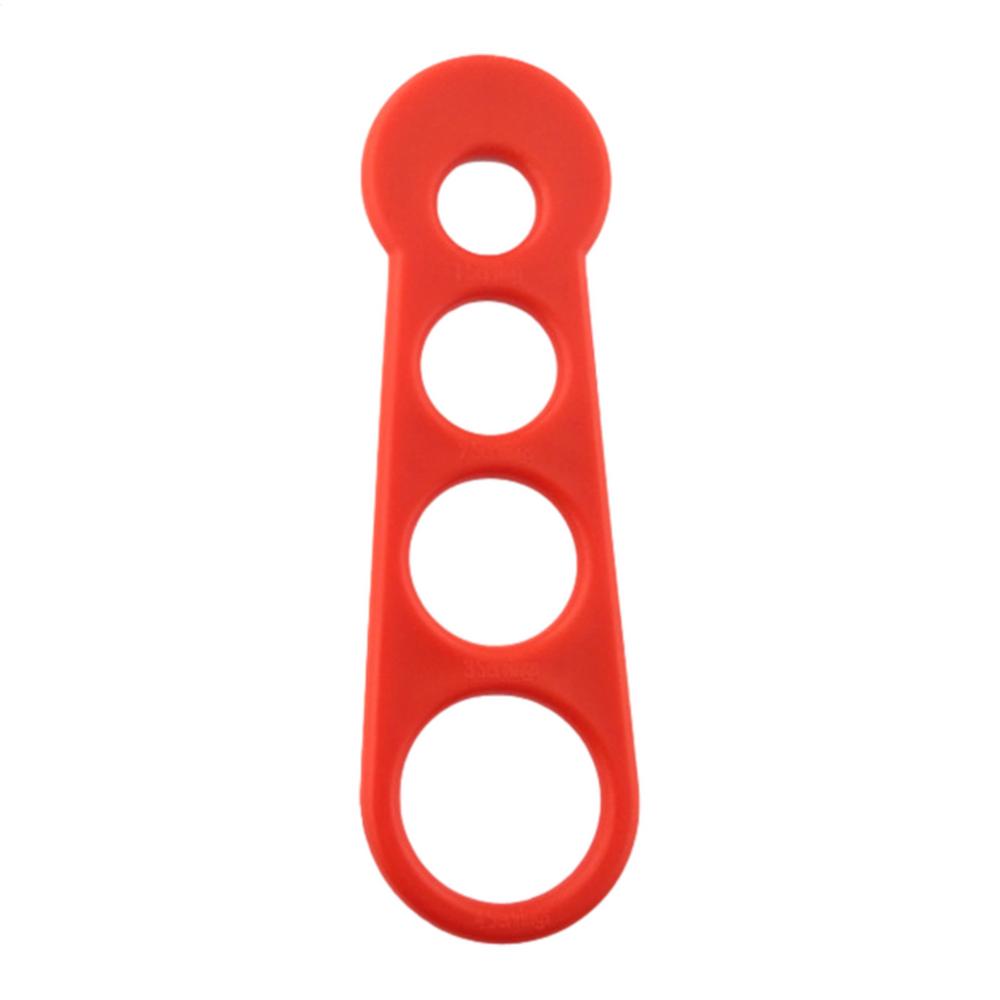 

4 Holes Spaghetti Measurer Pasta Noodle Measure Cook Kitchen Cake Ruler Tapeline Measuring Kitchen Gadgets for Noodles