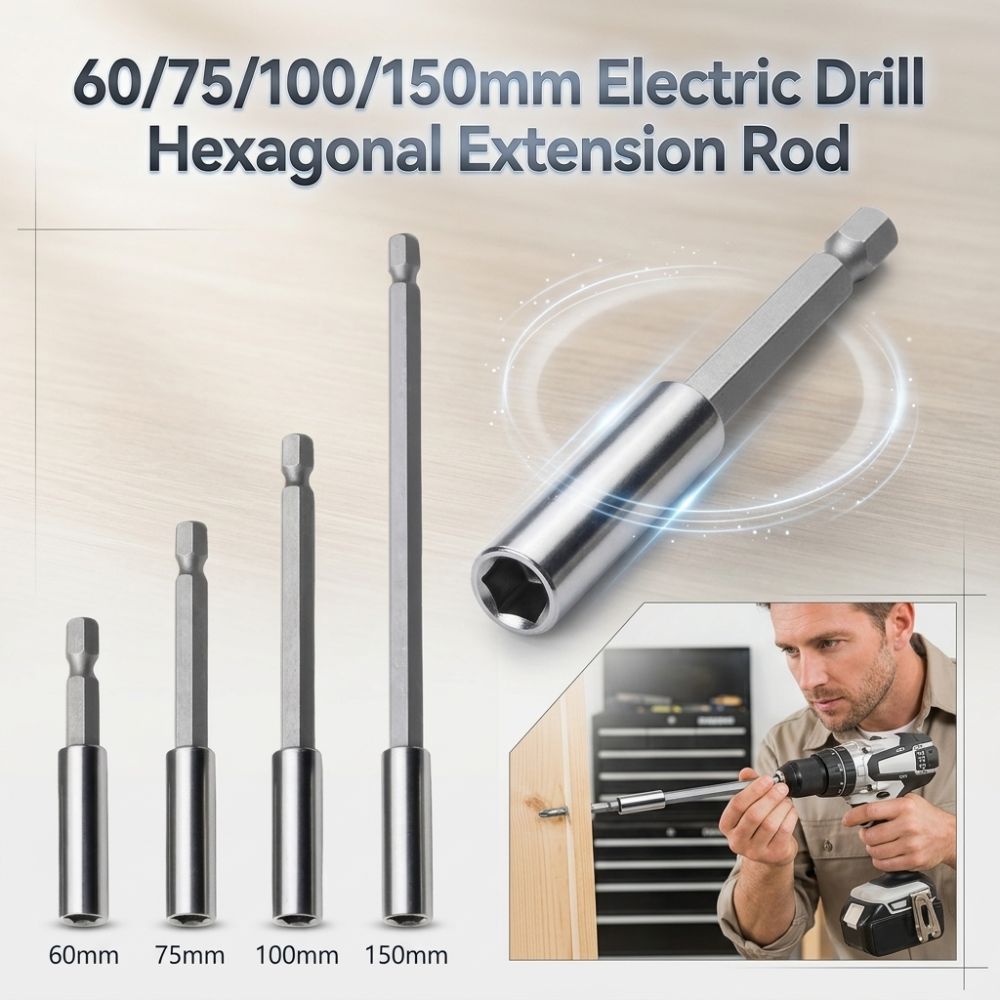 Magnetic Electric Drill Connecting Rod Drill Bit Extension Rod Power Tool Accessories