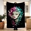 Marilyn Monroe Print Deken - Zacht & Comfortabel, voor Slaapkamer, Reizen, Bank, Huisdecoratie - Verjaardag Kerstcadeau voor Vriend