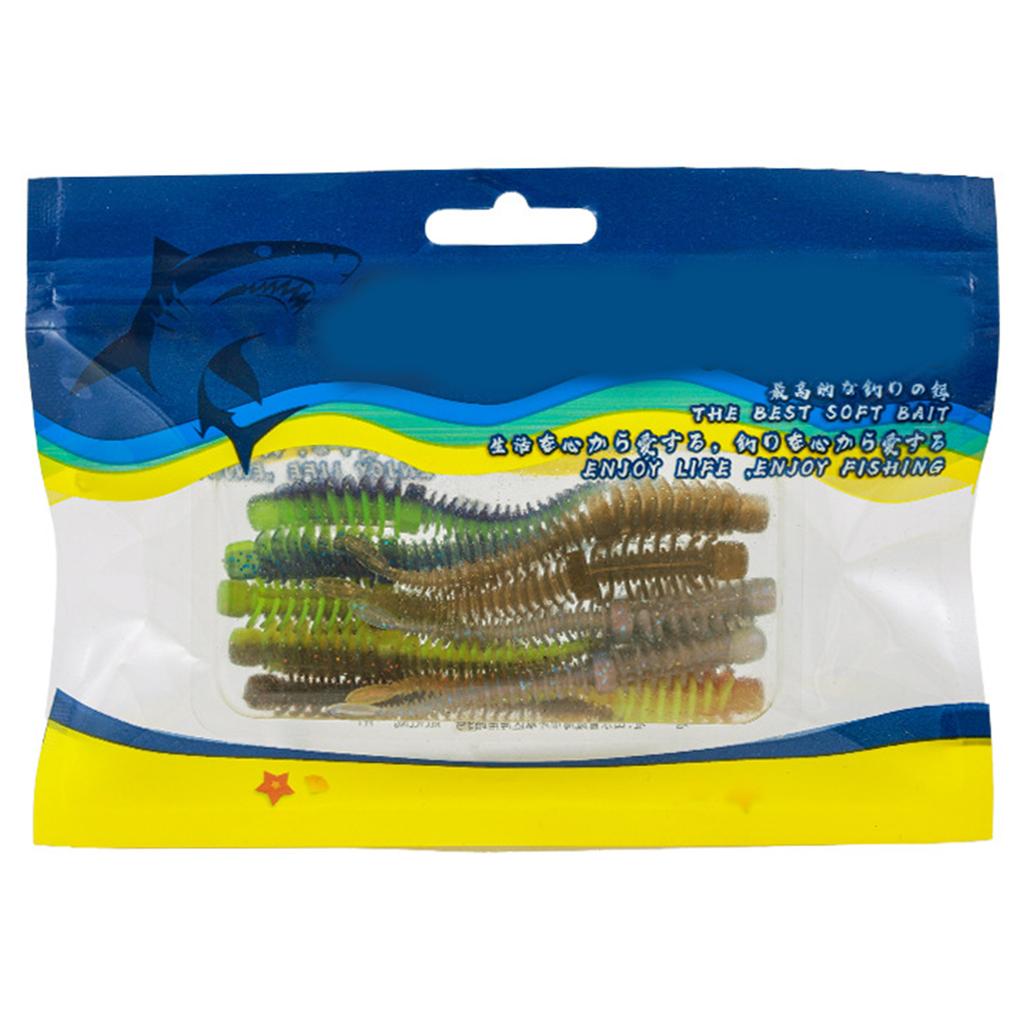 10pcs Soft Lure Worm Artificial Baits Wobblers 8.5/7.5/6.5cm Topwater Floating Fishing Lure for Trout Fishing Swimbait