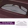 Stainless Steel Dashboard Speaker Tweeter Loudspeaker Decor Cover Trim Car Accessories Fit For Renault Grand Koleos 2024 2025