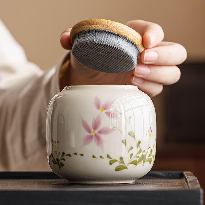 Jiumuqin Ceramic Tea Storage Canister Set