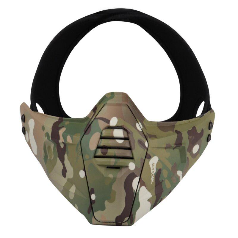 Tactical Hunting Masks Airsoft Face Mask Wargames Camo Half Face Protective  Breathable Lower Mask Paintball Protection Mask