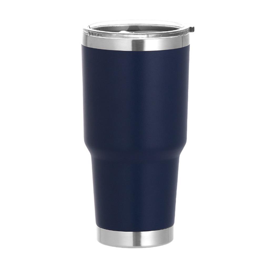 30 Oz Vacuum Flask Travel Mug Tumbler Double Wall Insulation Cup Hot & Cold Water Bottle with Flip Lid Colorful for Car Holder