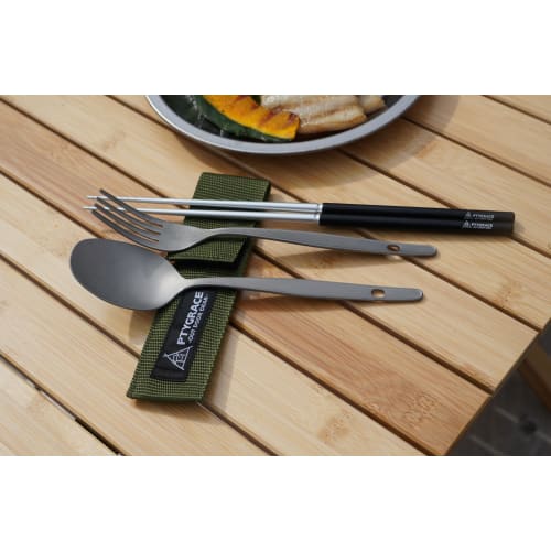 Katariki Shoji Tsunagi Chopsticks, Lightweight, 23cm, Stylish, Perfect for Outdoors, Camping, and BBQs, Made In Japan with Titanium and Aluminum, Tsub