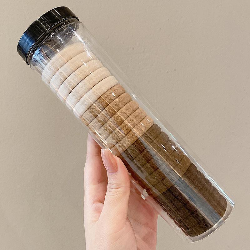 

20 шт. новые свежие простые резинки для волос модные универсальные резинки для волос высокая эластичность прочные резинки инс