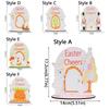 Handmade Easter Bunny Decor Cartoon Bunny Eggs Decor Easter Table Centerpieces  Tabletop Display