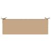 Seat Cushion SOEST 100percent  Polyester Sand 120 x 40 x 10 cm