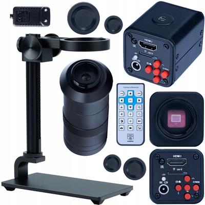 Rosfix Zestaw Kamera Mikroskopowa Norma Black PRO KMNBP-HDMI – 3 W 1 | 1080P | Aluminiowa Platforma I Obiektyw 100x ODM-100X