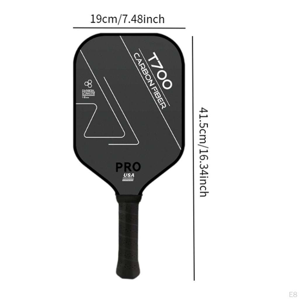 Pickleball Paddle 16mm Thick Racquet for Adults Beginner Practice Yellow