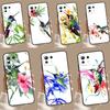 Hummingbird and Flowers Case For Xiaomi 14 Ultra 13 12 Lite 11T 12T 13T Pro POCO X6 M6 X3 X5 Pro M5s F3 F5 F6 Cover