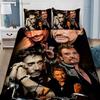 Rock Star Duvet Pillowcase Bedding Set Boy J-Johnny H-Hallyday Girl Bedroom Decoration Children Gift Single Double Large Size