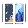 Astronaut Universe Clear Case For Xiaomi Mi Poco X3 NFC M3 Pro F3 F1 11 Lite 12 Note 10 11T 9T Transparent Phone Cover
