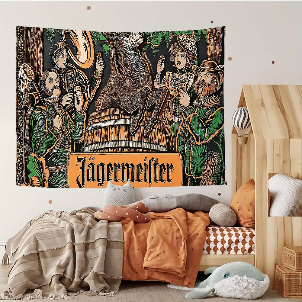JJagermeister Tapestry Customizable Tapestries Of Various Styleswall Hangings Celebrity Photo Printingwall Hangings
