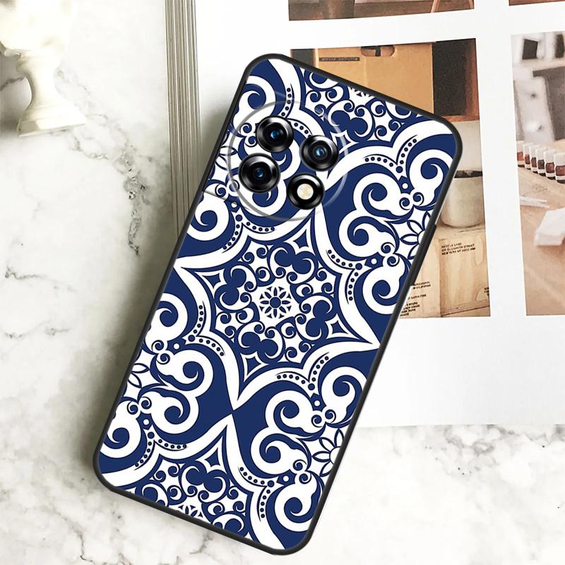 Moroccan Pattern Case For OnePlus 12R 12 11 9 10 Pro 10R 9R 8T 10T Nord CE 2 3 Lite 2T N10 N20 N30 CE4 Cover