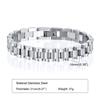 Vnox Stainless Steel Classic Watchband Bracelet For Women Men,Watch Straps Width Link Chain Bracelet Bangle,Unisex Hand Jewelry