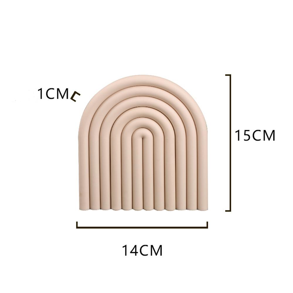 New Rainbow Silicone Table Mat Coaster Hot Dishes Pot Holder Placemats Kitchen Multipurpose Pot Holders Heat Resistant Pan Pads
