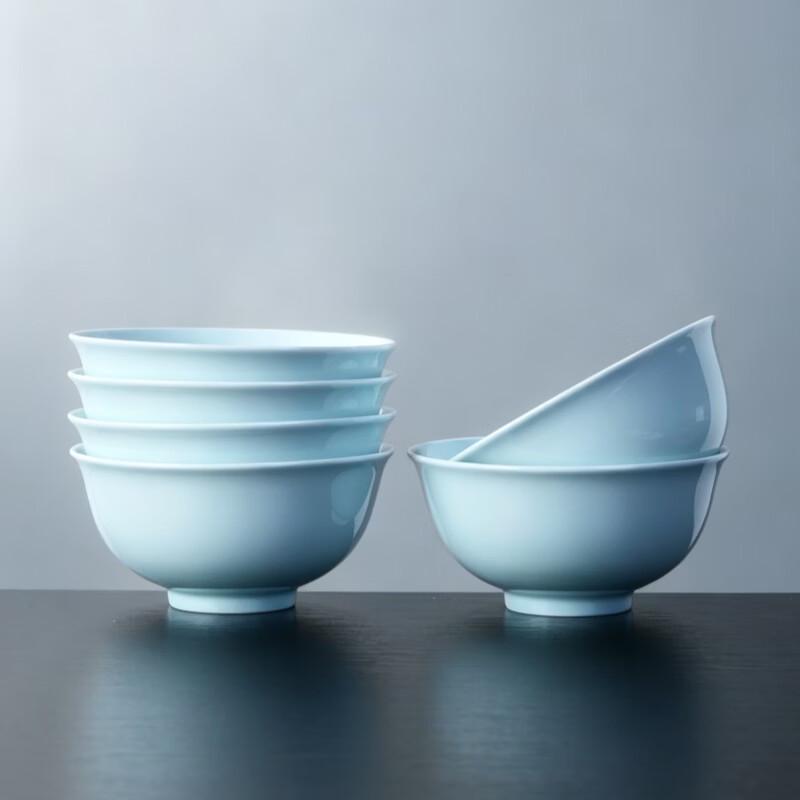 Haoya Jingdezhen Underglaze Celadon Noodle Bowl Set (6-Pack)