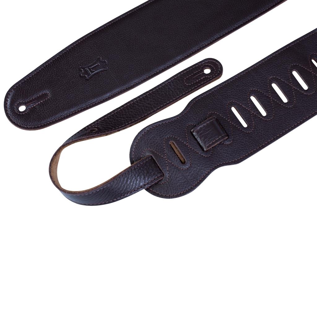 Leathers Garment Leather Bass Guitar Levy's Strap, Standard, M4GF-DBR