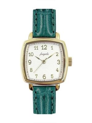 Montre Classique Carrée Fragola GR Verte [Suivre] N05423A-1 Femme