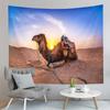 Animal Camel Tapestry Sunset Scenery Tapestry Desert Sunset Tapestry Home Living Room Bedroom Aesthetics Decoration Tapestries