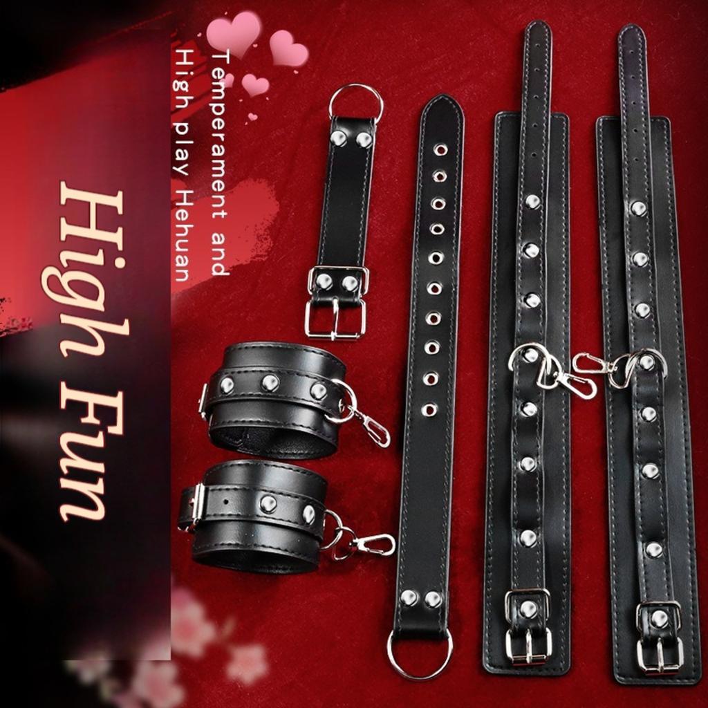 Arm to Handcuffs Restraints Bondage Adult Sex Toys PU Chest Strap Back Flirting Adjustable Bondage SM Sex Game For Couples
