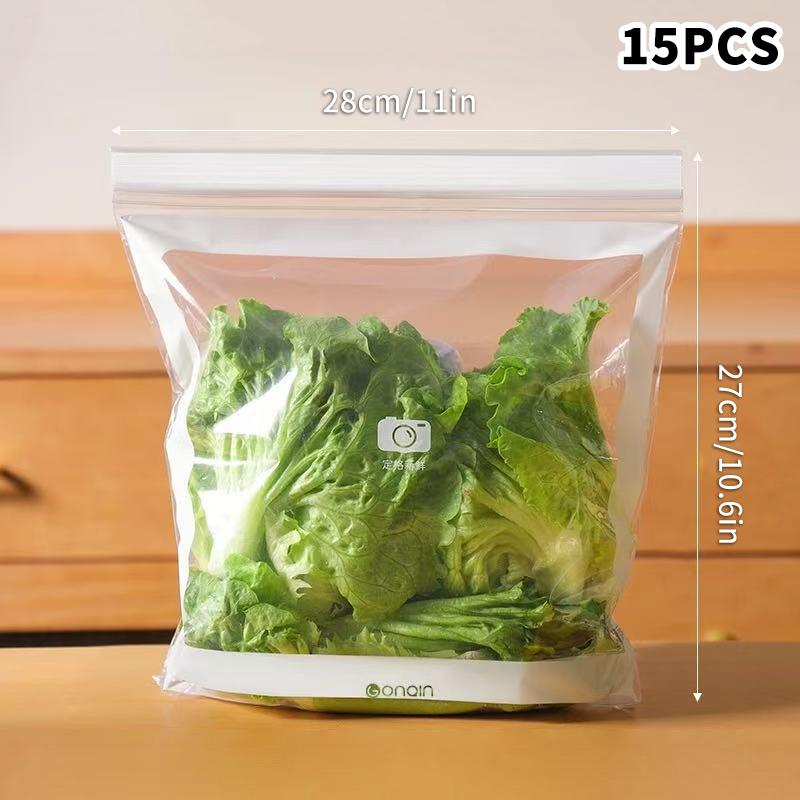 Fruits Vegetables Fresh-Keep Bags Reusable Refrigerator Storage Bags Thickened Leakproof Containers Kitchen Sealed Packaging Bag A3 569₽