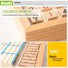 Wood Color 5-in-1 Sudoku Maze Montessori Educational Beech Wood Puzzle Toy for Children