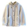 Women's 2025 Patchwork Lamb Wool Hooded Sweatshirt – Fleece-Lined and Loose Fit for Autumn/Winter