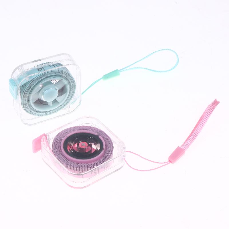 2-Meter Mini Metrisch Und Imperial Langlebiges Maßband Multifunktional Und Hochpräzise Haushalts Schrumpf-Maßband