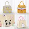 Cute Yellow Duck Thermal Lunch Box Bag For Kids And Students Modern Minimalist Style Aluminum Foil Insulated Lunch Bag Wholesale