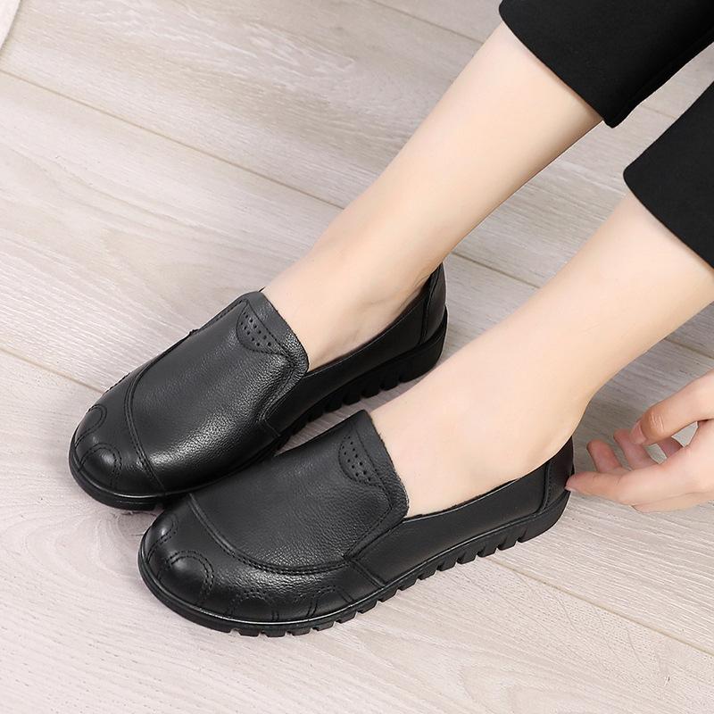 New Style of Shoes, Single, Flat, Soft-soled and Durable Women's Shoes for The Elderly