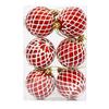6Pcs/Set Gift Xmas Tree Decoration 6cm Christmas Spheres Pendant  Party Decoration