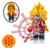 1/8ks Kreslená Anime Mini Akční Figurka Panenka Stavební Kostky Anime Postavy Goku Super Saiya Birusu Model Dětské Hračky Dárky
