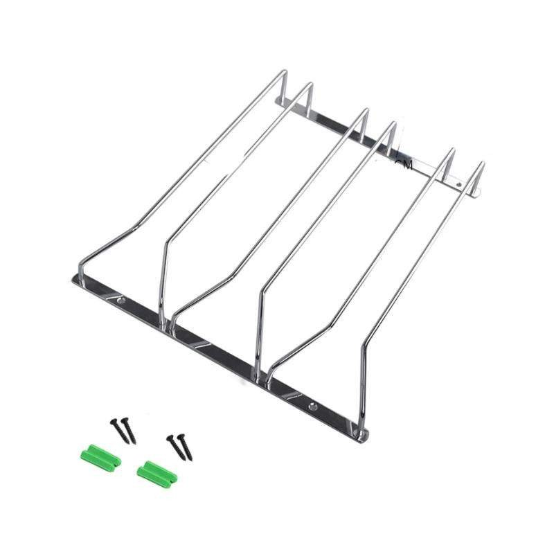 Space Saving Overhead Wine Glass Rack High Quality Nonrust Steel Mountable Storage Solution Rustproof Wine Glass Stand