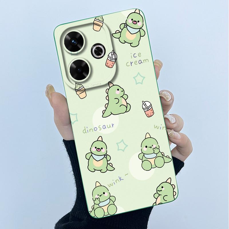 Hülle Für Xiaomi Poco M6 4G Redmi 13 4G 13 5G Niedlicher Panda Süße Mädchen Katzen Silikon Weiche Rückabdeckung Stoßstange Schlanke Schutzhülle