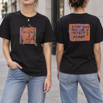 Hayley Williams T-Shirt, Petals for Armor Graphic Tee, Front and Back Print, Retro Portrait Shirt, Alternative Music Fan Gift