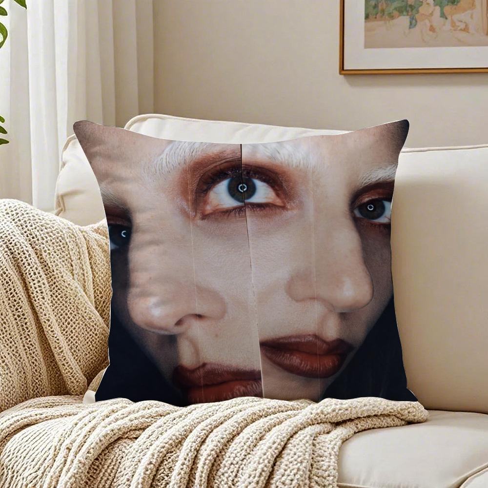 Mayhem Pop American Singer LLady Gaga Cushion Cover Pillowcase Antidustmite Living Room Sofa Decor Cushion Room