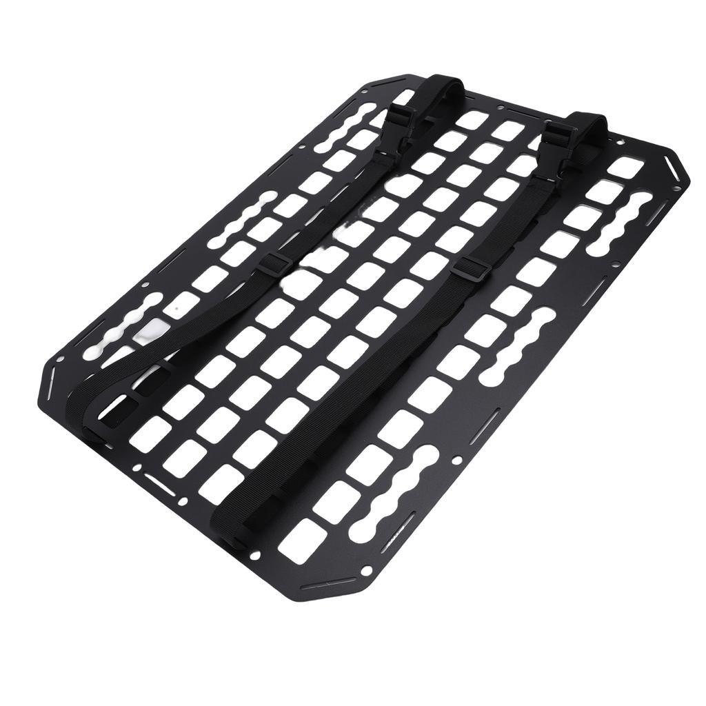 Hliníkový tečkovaný panel pro korbu nákladního vozidla, odolný, lehký, modulární úložný nosič pro sedany, SUV, pick-upy, nákladní vozidla, obytné vozy 21,26 x 15 x 0,08 palce