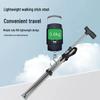 Portable Foldable Non-slip Stainless Steel Walking Stick with Seat