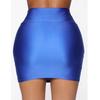 Feminine Sense Solid Color Women Wild Slim Short Skirt Comfortable One-step Package Hip Skirt