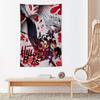 Anime Hhelluva Boss Tapestry Microfiber Wall Hanging For Bedroom Living Room Decor Outdoor Festival Garden Bar Background