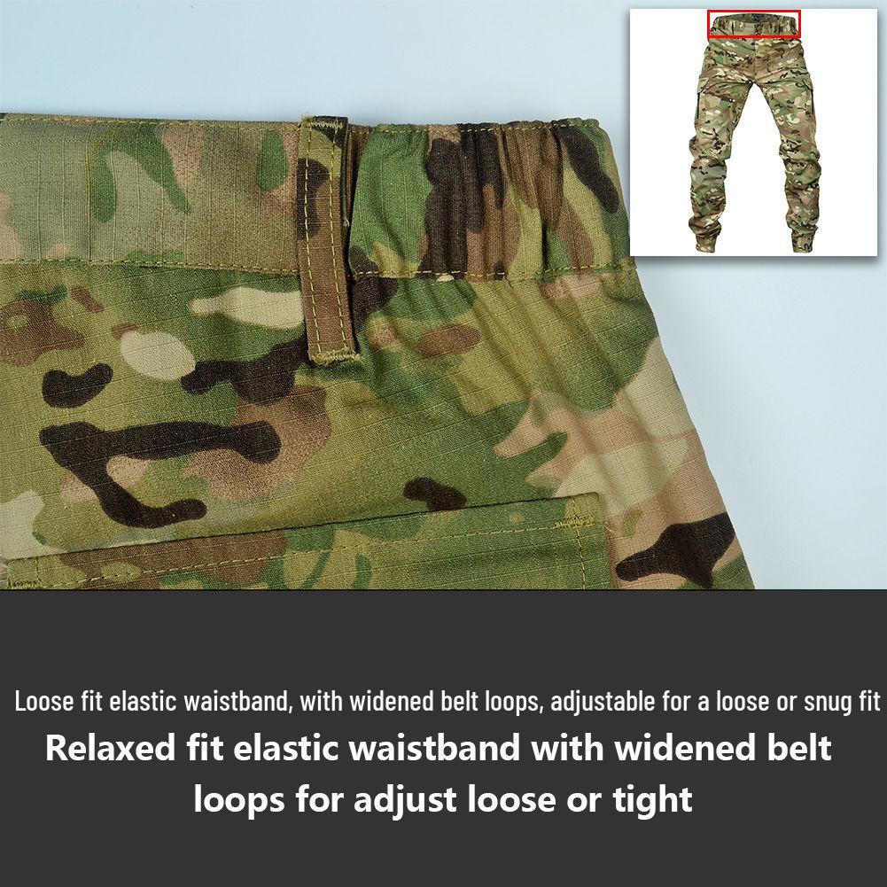 Herren Outdoor Camouflage Ripstop Taktische Skinny Jogginghosen