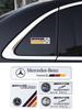 GLC GLB 3D Aluminum Mercedes Benz Badge Car Styling Stickers Decal Accessories For AMG W177 W176 X166 X167 C257 C218 X253 C118