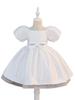 2026 Satin-Puffärmel-Prinzessinnenkleid - Geburtstag & Partykleid für Mädchen