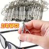 2/4/6Pcs Mini 3 In1 Glasses Screwdriver Eyeglass Optical Portable Eye Glasses Watch Repair Kit Practical Household Hand Tool
