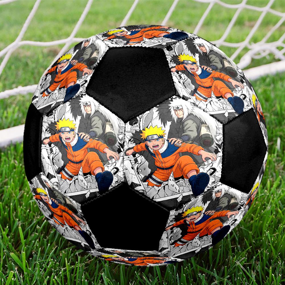 Soccer Ball Colorful Machine Stitched PVC Size 5 Team Training Competition Ready Durable High-Bounce Cool Sports Gift
