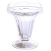 Elegant Ice Cream Cup Flower-Shape Glass Goblet Creative Glass Pudding Cups  Milkshake