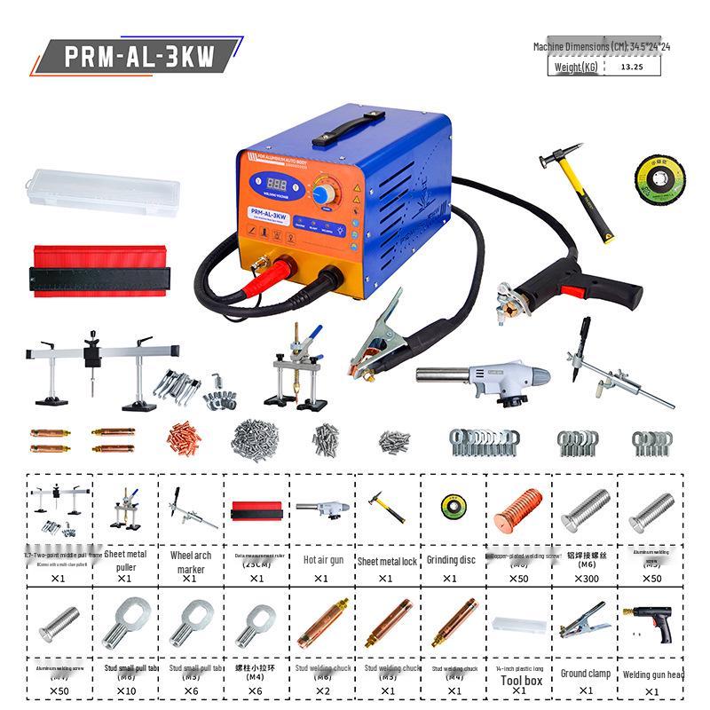 Aluminum Dent Puller & Spot Welding Repair Tool Set